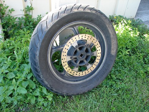 Roue arriere de Kawasaki 1000 GTR