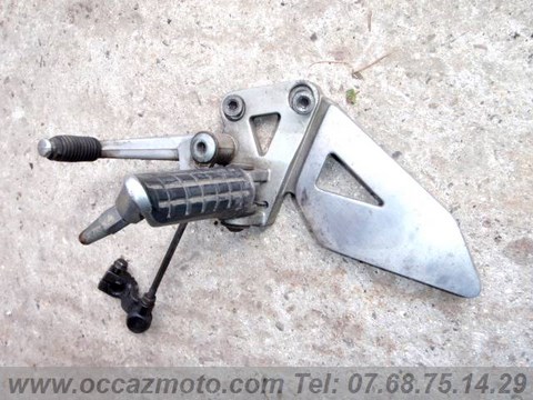 Platine repose pied avant gauche avec selecteur Kawasaki ZZR 600