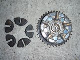Moyeu de roue arriere Suzuki GS 500